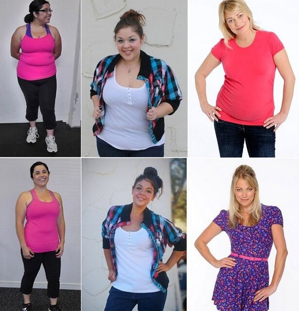 Φωτογραφίες πριν και μετά το αδυνάτισμα με τη δίαιτα Maggi